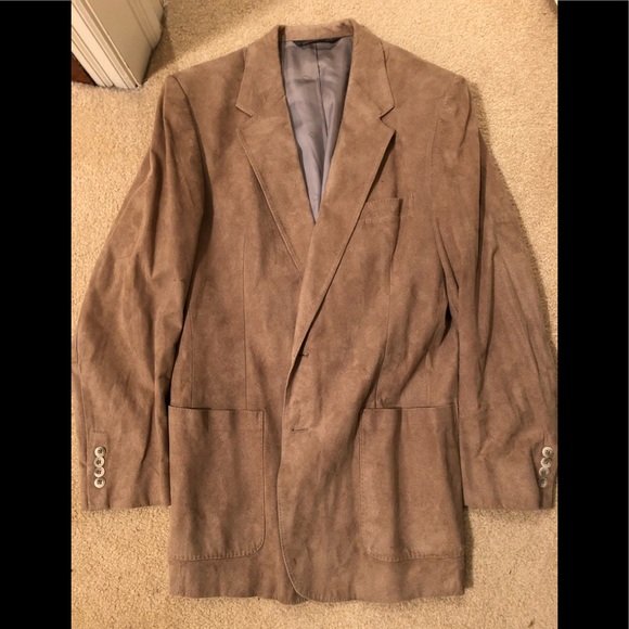 Vintage Christian Dior Monsieur Tan Suede Jacket Size L